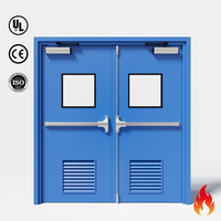 Porte coupe-feu en acier insonorisée et acoustique, sur mesure, moderne, pour atelier, espace industriel ou bureau