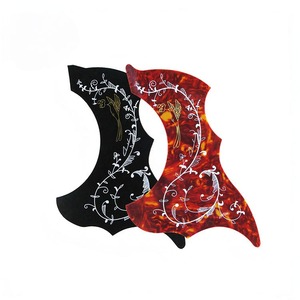 Akustikgitarren-Schlagbrett mit Blumen- und Vogelmuster, universelles dekoratives Schlagbrett, Musikinstrumentenzubehör im Großhandel - Product Image 2