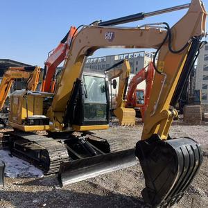 Excavatrice CAT 307 d'occasion à bas prix avec chenilles en acier et caoutchouc, faible consommation de carburant, matériel de terrassement - Product Image 2