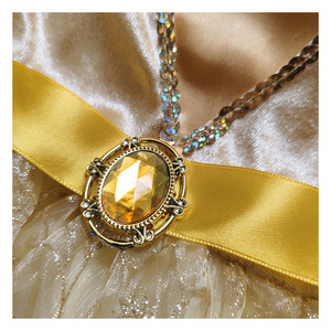 Robe de fête pour enfants, nouvelle conception MS, robe de princesse reine des neiges jaune, costume Elsa pour filles - Product Image 4