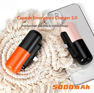 Mô hình mới khẩn cấp 5000mAh Mini ngân hàng điện cầm tay pin sạc điện ngân hàng sản phẩm giá rẻ để mua - Product Image 4