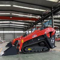 Mini-Raupenlader XC1100 Kompakter Diesel-Tracklader mit Vertikallift für Bau- und Villengartenarbeiten