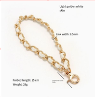 Tali Pergelangan Tangan Logam Universal Rantai Selempang Ponsel Lanyard Hands-Free Gelang Anti Maling Rantai Ponsel untuk Wanita