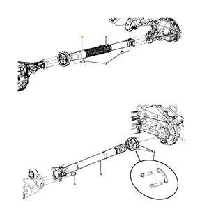 Eje de transmisión 52853006AF trasero de acero para Jeep Grand Cherokee 2005 2010 usado - Product Image 4