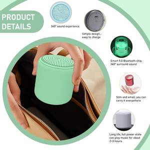 Haut-parleur Bluetooth portable sans fil mini extérieur personnalisé avec logo promotionnel, rechargeable, accessoire <span class=keywords><strong>audio</strong></span> musical, cadeau - Product Image 5