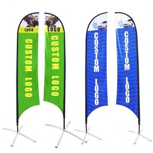 ธงชายหาดโลโก้แบบกำหนดเอง ธงชายหาดโฆษณาแบบกำหนดเอง ธงโฆษณาแบบใบเรือ - Product Image 1