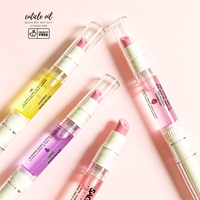 SAGALAGA Stylo poussoir à huile pour cuticules 2 en 1, parfum fruité, huile de traitement des cuticules, produit de soin des cuticules pour salon de manucure, vente en gros