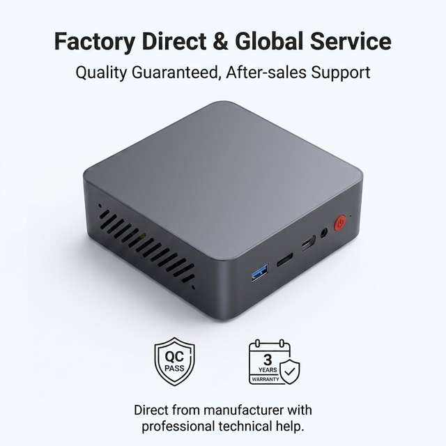 Metallic Body AI MINI PC Equipped with Intel Core Ultra 7 255H Processor and Features AI Computing Power "Claw" for Business Use
