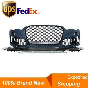 Livraison gratuite voiture <span class=keywords><strong>2016</strong></span>-2018 A6 S6 Kit carrosserie pare-chocs avant <span class=keywords><strong>RS6</strong></span> Style Look avec calandre <span class=keywords><strong>quattro</strong></span> pour <span class=keywords><strong>Audi</strong></span> A6 S6 C7.5 <span class=keywords><strong>2016</strong></span> 2017 2018 - Product Image 2