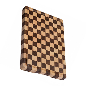 Planche à découper de luxe en bois de chêne à grain bouté, planche à découper de boucher de qualité supérieure avec canal à jus, planche à découper de cuisine antidérapante - Product Image 3