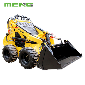 Mini-machine de construction à essence, mini-chargeuse compacte avec grappin/ fourche à palettes/ godet - Product Image 1