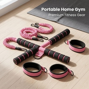 Sangle de résistance améliorée <span class=keywords><strong>pour</strong></span> les abdominaux, étirements des jambes et tonification des cuisses – Idéale <span class=keywords><strong>pour</strong></span> l'entraînement à domicile - Product Image 6