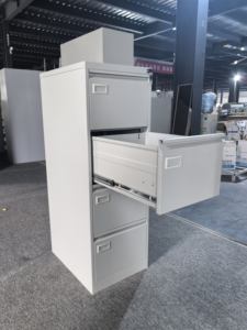 Armoire <span class=keywords><strong>à</strong></span> dossiers verticale en métal <span class=keywords><strong>à</strong></span> 4 tiroirs, moderne, format A4/Legal, verrouillable, mobile, pour <span class=keywords><strong>bureau</strong></span>, maison, hôtels, écoles - Product Image 6