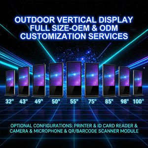Alto brillo 2000cd/ ㎡ -4000cd/ ㎡   Pantalla LCD para Exteriores, PC Todo en Uno, Soporte <span class=keywords><strong>de</strong></span> Piso con Pantalla Táctil, Kiosco <span class=keywords><strong>de</strong></span> Publicidad, Señalización Digital - Product Image 5
