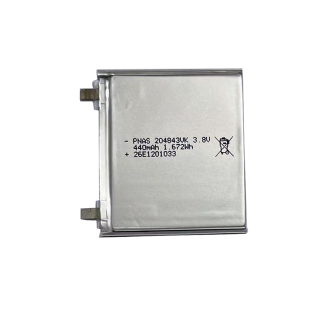 OEM 204843 Fast Charging Card Battery 3.8V 440mAh Used for Smart Tags Electronic Tags Ultra-thin Pouch Polymer Lithium Batteries