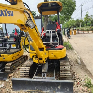 เครื่องขุด PC30MR Komatsu มือสองน้ำหนัก3-5ตันส่วนประกอบหลักของรถแท็กซี่ปิด - Product Image 3