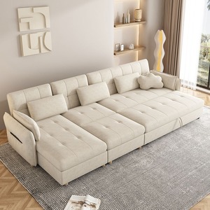 Divano Futon Pieghevole Facile da Montare con Rivestimento Rimovibile e Lavabile e Meccanismo in Metallo Rinforzato per Piccoli Appartamenti - Product Image 6