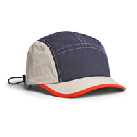 Casquette souple en nylon personnalisée Casquette de camping Broderie 3d Logo Casquette de course à pied à 5 panneaux Casquette de camping en polyester perforé imperméable