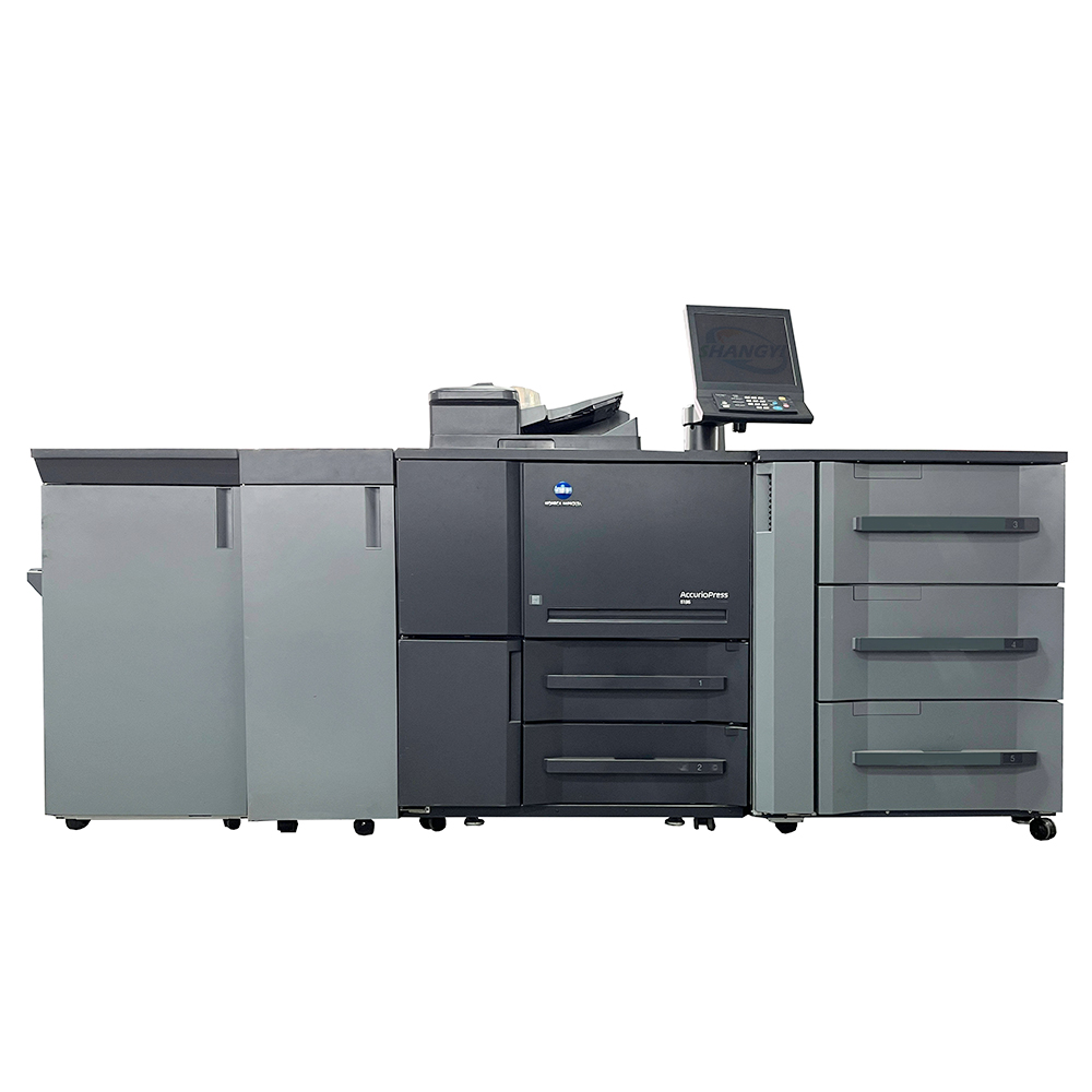 Used Konica Minolta Bizhub AccurioPress B6120 B6136 High Speed Multifunction Laser A3+ Office Copier Monochrome General Purpose