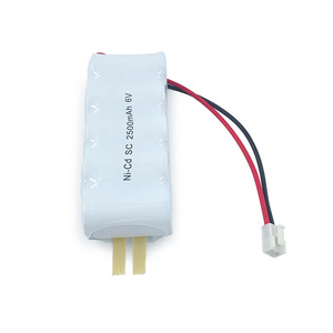 Batterie Ni-Cd 6V 2500mAh rechargeable pour éclairage solaire - Product Image 1