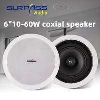 CY660 surpasse le son stéréo de haute qualité 6 "Audio professionnel coaxial dans le haut-parleur de montage au plafond pour le cinéma maison