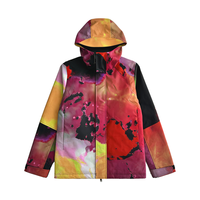 Veste Softshell Homme Personnalisée Imperméable Coupe-Vent Respirante Grande Taille Imprimée Color Block Printemps Vêtements d'Escalade ODM OEM