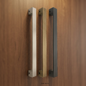 Poignée de porte moderne Zaira (Sleek) en acier inoxydable – Quincaillerie architecturale durable pour portes intérieures et extérieures - Product Image 5
