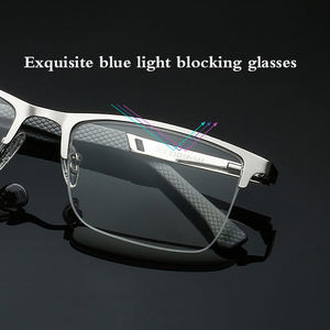 <span class=keywords><strong>Lunettes</strong></span> de Lecture Demi-Cerclées de Haute Qualité à Monture Métallique Carrée, Divers Modèles de <span class=keywords><strong>Lunettes</strong></span> de Lecture Progressives à Prix Abordable - Offre Spéciale - Product Image 3