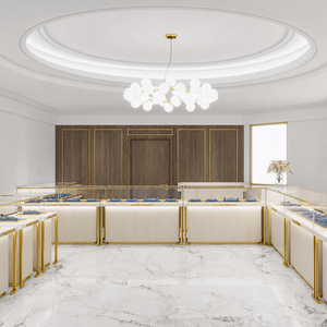 Muebles de Lujo Personalizados para Tiendas de Relojes, Exhibidores para Salas de Exhibición, Diseño de Interiores para Joyerías, Mostrador de Vidrio para Exhibición de Joyas - Product Image 4