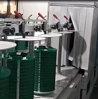 Filter udara Multi stasiun otomatis, jalur produksi Oven penyembuhan tipe terowongan meja putar/Oven pengering industri