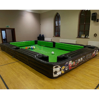 Jeu sportif gonflable, table de billard gonflable, arène de snookball, terrain de football, billard, jeux de snooker gonflables