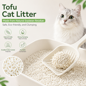 Litière pour chat <span class=keywords><strong>en</strong></span> tofu naturel à agglomération rapide 2,5 kg 4,5 kg 9,08 kg OEM ODM Direct Usine - Product Image 3