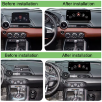 Rádio de Carro Android de 10,25 Polegadas com Navegação GPS para FIAT 124 Spider 2016-2018 e Mazda MX5 MX-5 2016-2020, Estéreo Multimídia