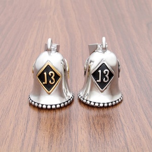 Pendentif cloche de moto en acier inoxydable numéro 13, accessoires de moto, cloches de motard, cloche de protection, bijoux de mode - Product Image 5