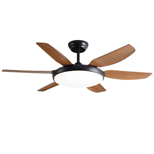 <b>Ceiling</b> <b>Fan</b> Light With Led Light 5 Blade Flush Mount For Living Room Bedroom - Product Image 1