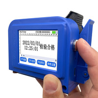 Imprimante jet d'encre portable multifonctionnelle automatique pour le codage de la date de péremption et du numéro de lot, imprimante pour cartes et tubes, compatible avec tous les matériaux