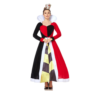 Halloween <span class=keywords><strong>Poker</strong></span> Queen Peach Queen Cosplay vestido para adultos maquillaje bola melocotón corazón <span class=keywords><strong>reina</strong></span> fiesta <span class=keywords><strong>disfraz</strong></span> - Product Image 1
