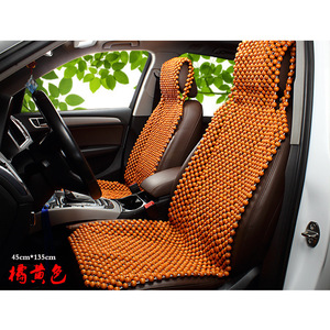 เบาะรองนั่งรถยนต์ทำจากลูกปัดไม้ ขนาด 45x135 ซม. ผ้าคลุมเบาะฤดูร้อนทำจากไม้เมเปิ้ล ช่วยระบายความร้อน สำหรับคนขับและผู้โดยสาร - Product Image 1