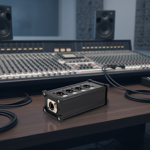 Adaptateur <span class=keywords><strong>audio</strong></span> DMX SNA106 Yinyu RJ45 vers 4 XLR mâle, boîtier en aluminium pour éclairage de scène et <span class=keywords><strong>studio</strong></span> - Product Image 5