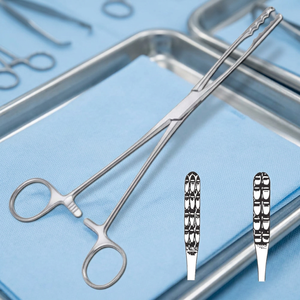Pinces chirurgicales en acier inoxydable pour éponges, instrument hémostatique manuel, certifié CE Classe I, prix bas, produits très demandés - Product Image 3