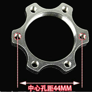 Support de frein à disque de vélo, 6 trous filetés en aluminium 35mm 24t 1.375 pour adaptateurs de roues de vélo de montagne - Product Image 3