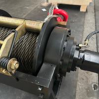 Treuil hydraulique à déroulement libre avec embrayage pneumatique manuel 15T 33000lbs pour le tirage de câbles, pour remorques, camions de dépannage et camions de dégagement