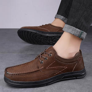 Zapatos de Hombre con Suela Suave Estilo 2026, Zapatos Casuales de Piel Sin Cordones, Calzado Formal de Negocios para Hombre - Product Image 3