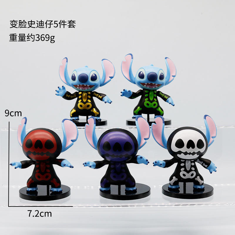 Tête de tranquille à changement de visage 5 pièces