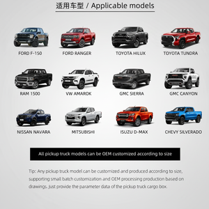 Cubierta de Aluminio y Acero con Cerradura para Camioneta, Tapa Rígida para Caja de Camioneta, Compatible con <span class=keywords><strong>Ford</strong></span> F-150, Maverick, Ranger, Ajuste Personalizado - Product Image 6