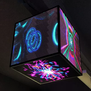 Hilan หน้าจอแสดงผลโฆษณาดิจิทัล LED ในร่มลูกบาศก์มหัศจรรย์สำหรับจัดแสดงโปสเตอร์ - Product Image 4