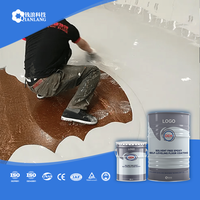 Revêtement de sol époxy non toxique de haute qualité Revêtement de sol époxy durable à nivellement automatique sans solvant pour immeubles de bureaux