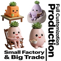 Créez votre pot de fleurs pour plantes succulentes artisanal, figurine en vinyle personnalisée, pot de fleurs de dessin animé, figurine en vinyle créative et personnalisée.