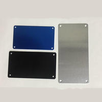 Plaques nominatives vierges en métal personnalisées pour le personnel de magasin, gravées sur mesure, en acier inoxydable/cuivre/laiton/aluminium, vente en gros