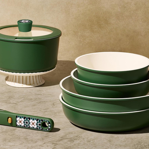 Ollas de Cocina de Alta Calidad con Tapas de Vidrio, Asas Desmontables, Aptas para Lavavajillas y Horno, para Estufas de Gas e Inducción, Juego de Utensilios de Cocina de Cerámica - Product Image 6